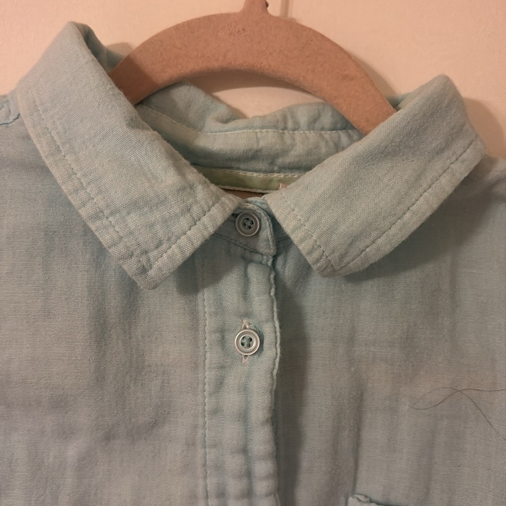L.L. Bean Women’s Light Blue Cotton Shirt. Size M - Picture 3 of 7